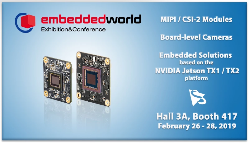 embedded world 2019: Besuchen Sie uns auf der internationalen Leitmesse für Embedded Systems.