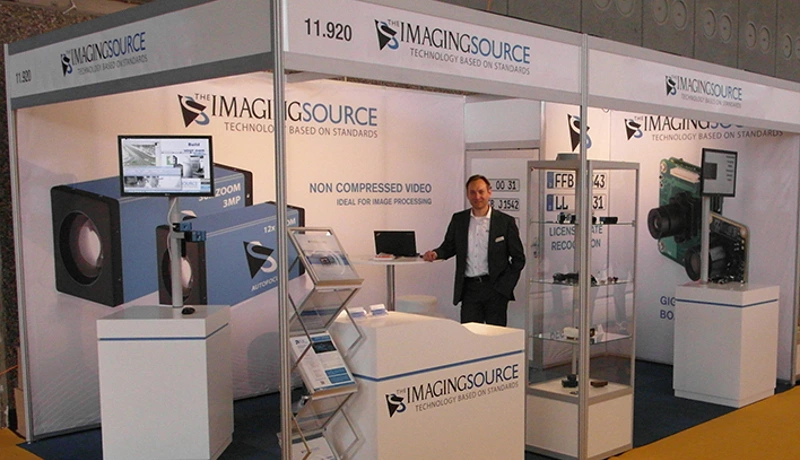 The Imaging Source Business Development Manager Patrick Gailer auf der Intertraffic Amsterdam